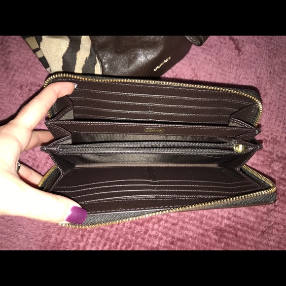 Coach Zebra print purse and wallet - Picture 4 of 5